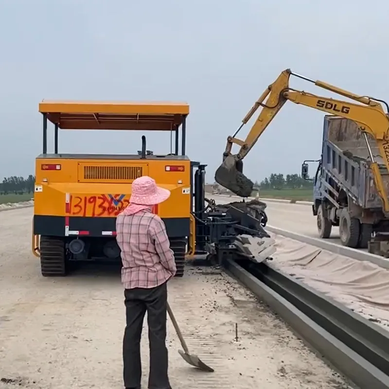 RWSP50CK Upgraded Rubber Crawler Concrete Slipform Paver
