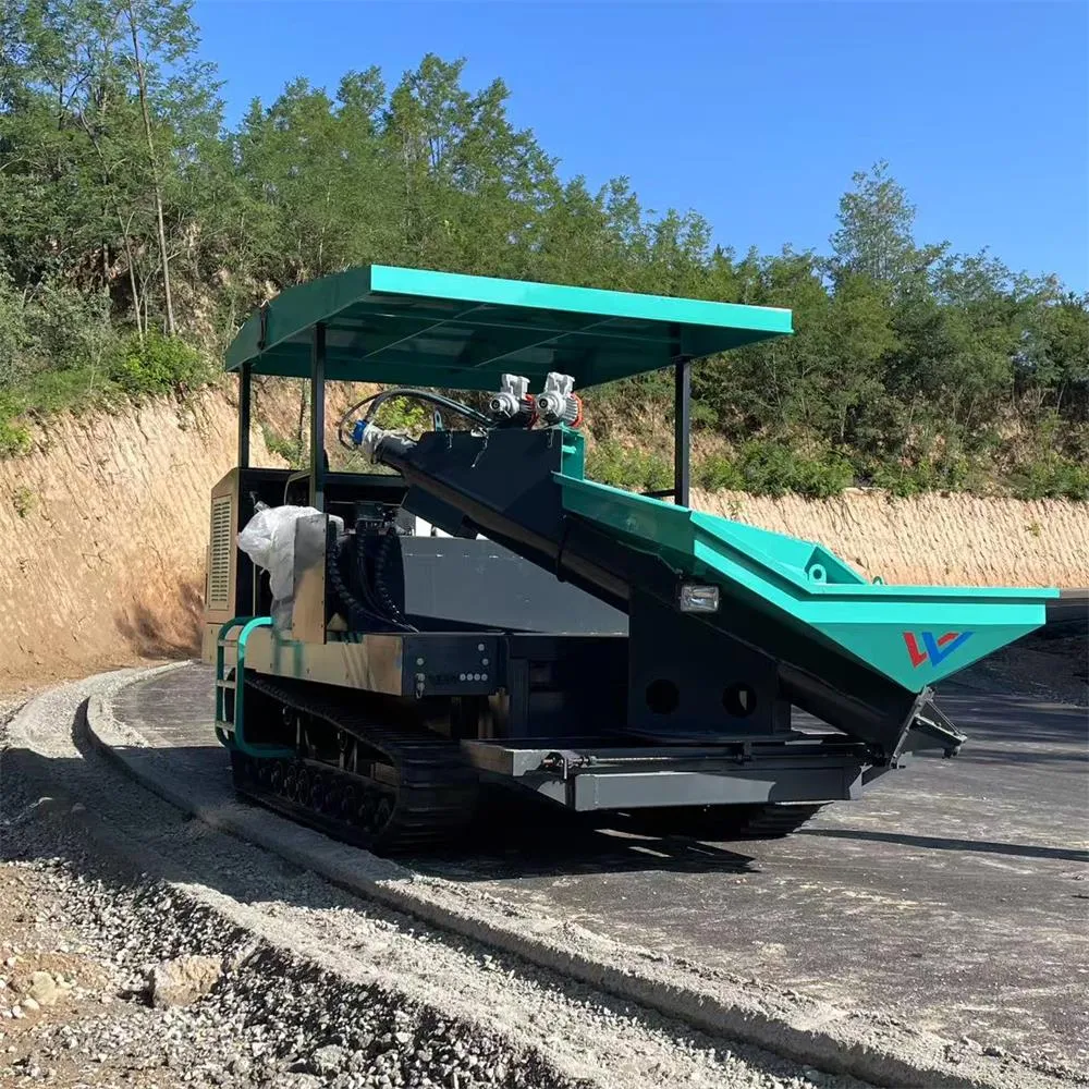 RWSP50CK Upgraded Rubber Crawler Concrete Slipform Paver
