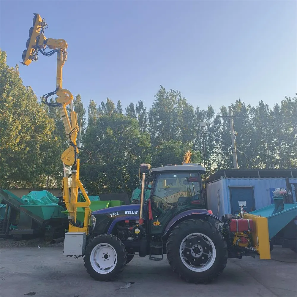 6m Compact Folding Arm Hedge Trimming Machine